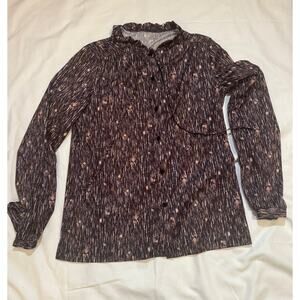 American Vintage Tree Bark Look Blouse, Medium